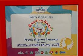 Galleria Concorso Parmalat “Avanzi con gusto”: la nostra 2^B vince il primo premio!