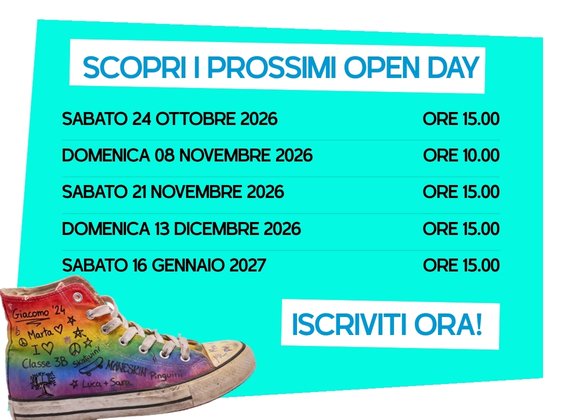Open Day Scuola Media 2026/2027